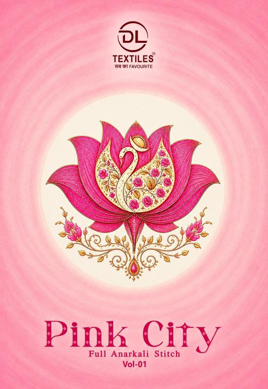 DL pink city vol-1 cotton stitched kurtis wholesale